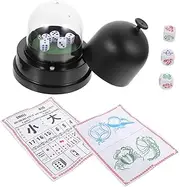 Totority Automatic Dice Cup Set Professional Bar Dice Container for Ktv Easy to Clean