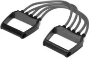Amber Chest Expander - Durable Natural Rubber Tubing with Adjustable Resistance