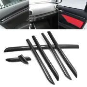 Interior Dashboard Door Panel Trim For Audi A3 S3 RS3 8V 2014-2020 Carbon Fiber (for: Audi)