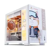 Segotep Memphis-S Meow Edition, M-ATX Mini Tower PC Case with Tempered Glass ...
