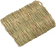 Grass Mat for Cats - Woven Bedding Nest,Soft Mat Chew Toy Natural Grass Bedding Animals Sleeping Pad for Cats Bunnies Dogs Resting Play Area