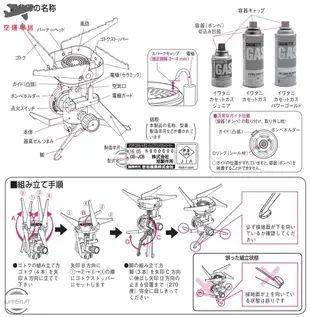 Iwatani 日本 岩谷 CB-JCB 瓦斯爐 輕便 迷你 小型 蜘蛛 折疊 攜帶 自動電子點火器 附收納盒 日本製