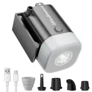 Portable Air Pump for Inflatables with Camping Lantern,3kPa Tiny Air Mattress...