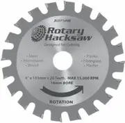 Austsaw RHS2502560 - Rotary Hacksaw Blade 250mm/10" 60T x 25.4mm Bore