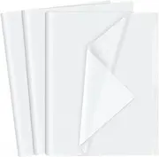 FayrVind 60 Sheets White Tissue Paper Wrapping, 20"X14" Gift Wrapping Tissue Paper Bulk for Gift Bags Fill, Product Wrap Sheets for Packaging, Art Craft Projects Poms Party Decorations