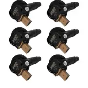 MSD 825763 Ignition Coils, Black, 6-Pack (3-Pin Connector)