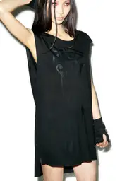 Widow (old) Blackest Black Sheer Jersey Top