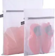 Kimmama Laundry Bag Mesh Wash Bags, Washing Machine Wash Bag, Net Washer Sack with Zipper, Dryer Pouch for Cleaning and Drying Cloths, Garment, Sweater, Delicates, lingerie, Bra, Sock, Toys, Cap, Shoe