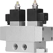 Eacam 3 Position Solenoid Valve K35D2H-15, Reliable in Performance, Automatic Seal Compensation, Large Flowing Capacity, Compact Structure, G1/2in (AC220V)