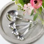 NIB Kate Aspen Love Beyond Measure Heart Shaped Measuring Spoons Boxed Set