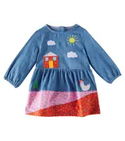 [Stella McCartney Kids] Stella McCartney Kids Baby printed cotton dress M 6 multicoloured