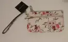 NWT Women's NANETTE LEPORE Zipper Wristlet Vegan Leather Floral Wallet Billfold