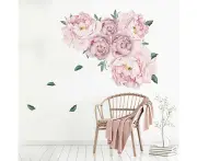 Flower Wall Stickers Girls Home Room Nursery Decor Wall Decal - Pink Flower, One