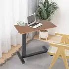 Portable Mobile Sit-Stand Laptop Desk Bedside Sofa Workstation Table with Wheels