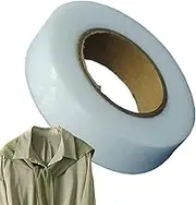 Fabric Tape for Hemming | 2-Side Clothes Fabric Hemming Tape Roll | Breathable Patch Lining Sticky Iron-On Accessories for Cuff Collar Swimsuit Lingerie Craft Projects