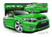 XR6 FG MK II XR6 FG II XR6 TURBO SWIFT A1 STRETCHED CANVAS (FT406)