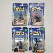 Star Wars Attack Of The Clones Palpatine Djas Puhr Zam Wesell Shaak Ti Lot of 4
