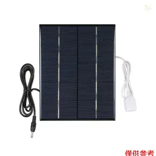 Sun6 3.5W 5V多晶硅太陽能電池板太陽能電池，適用於電源充電器USB端口18650電池充電