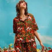 BNWT Peter Alexander Wizard Of Oz Satin Summer Set - SIZE S