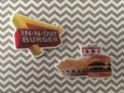 6pc. Hamburger, Coke, and Fries Cabochon, Planar Resin Flatback