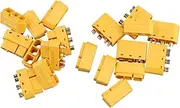 5Pair XT60 (2+4) Male Female Plug Connector with Signal Pin and Sheath Solder Wire Accessories for RC Model Airplane