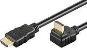 High-Speed HDMI™ Cable 270° Angle with Ethernet, 4K/60Hz, 18Gbps, HDR, eARC/ARC, Gold-Plated Connectors – Perfect for TVs, Gaming & Streaming – 3m Black