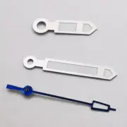 Blue Trim Silver Pointed Second Hand for NH35 NH36 Watch Movement