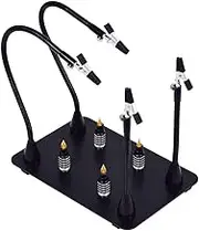 Magnetic Helping Hand Soldering Third Hand Tool Solder Holder, 4 PCB Pillars Circuit Board Holder with Flexible Arms Workbench for Electronic Repair RC hobby and Craft