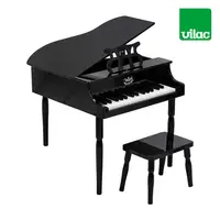 在飛比找PChome24h購物優惠-【法國 Vilac】樂器系列 黑色大鋼琴（含凳子及譜架）