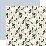 2 Sheets of Echo Park Paper COFFEE & FRIENDS 12x12 Cardstock - Brewing Buds