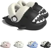 [Generic] Sharklas Polares, Sharklas Originales Kids, Shark Sandals Cloud Slides Winter And Summer Shark Fuzzy Non-Slip House Slippers for Boys and Girls