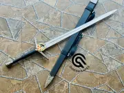 Handmade The Witcher Swords of Geralt of Rivia - Witcher Sword Gold Plated Ring