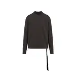 [Rick Owens Drkshdw] Rick Owens Drkshdw-Dark Dust Brown Cotton Crewneck Sweater-Uomo L STAND