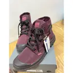 PALLADIUM PAMPA PUDDLE 防水軍靴女  二手 高筒紅色綁帶靴子 防刮輪胎皮 酒紅色 25碼