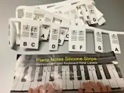Piano Notes,Removable Piano Keyboard Labels 88 Keys Silicone Piano Lessons