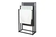 3 Tier Metal Towel Rack Freestanding Bathroom Organizer Rail