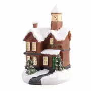 LED Christmas Resin House - Miniature Micro Landscape Xmas Gift Decor