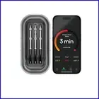 Ultra-Thin Bluetooth Meat Thermometer with 3 Probes - Remote Cooking Monitor