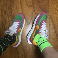 在飛比找蝦皮購物優惠-Sacai x Nike LDWaffle "Pine Gr