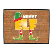 Elf Mummy - Funny Novelty Doormat Man Cave Floor mat