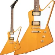 Inspired by Gibson Custom Shop 1958 Korina Explorer Aged Natural White Pickguard