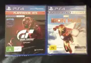 New Gran Turismo Sport & Iron Man VR Playstation VR PSVR PS4 Games