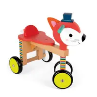 在飛比找蝦皮商城優惠-【法國Janod】經典設計木玩-寶寶小狐滑車 木頭玩具 幼兒
