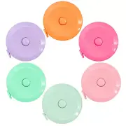 6 Pack Tape Measure Measuring Tape for Body Measurements, Retractable Small Mini