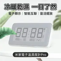 在飛比找momo購物網優惠-【小米有品】米家電子溫濕度計 Pro(平輸版)