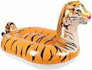 Giant Tiger Inflatable Pool Float Fast Valve Durable PVC Lounge Raft for Adults Youngsters for Beach Pool Parties LWX
