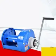 0.5-2T Heavy Duty Hand Winch Hand Winch Large Tonnage Hand-Cranking (Bare Metal)