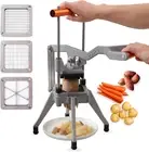 Commercial Grade French Fry Cutter Stainless Steel Vegetable and Potato Slicer C