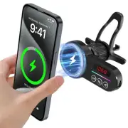 Bluetooth 5.3 FM Transmitter for Car, [Stronger Microphone & HiFi Bass Sound]...