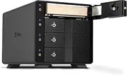 FANTEC 4X USB 3.2 Gen2 10G Hard Drive Docking Station for 4X SATA 3.5/2.5 Inch SSDs and HDDs, Transfer Rates up to 10 Gbit/sec, No Tools Required, 2 x USB Cables. Aluminium Housing Black